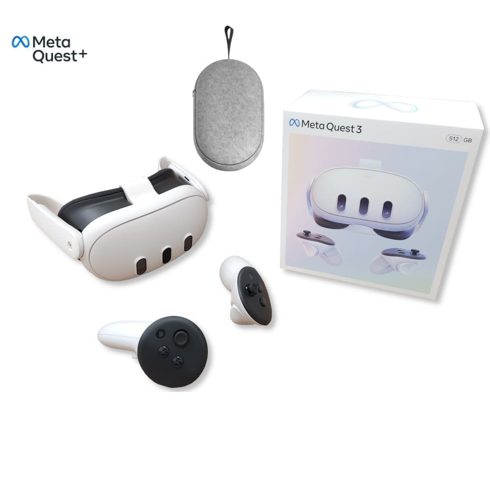 Gogle VR Meta Quest 3 512GB + Etui Oculus Meta Carrying Case — zdjęcie 1
