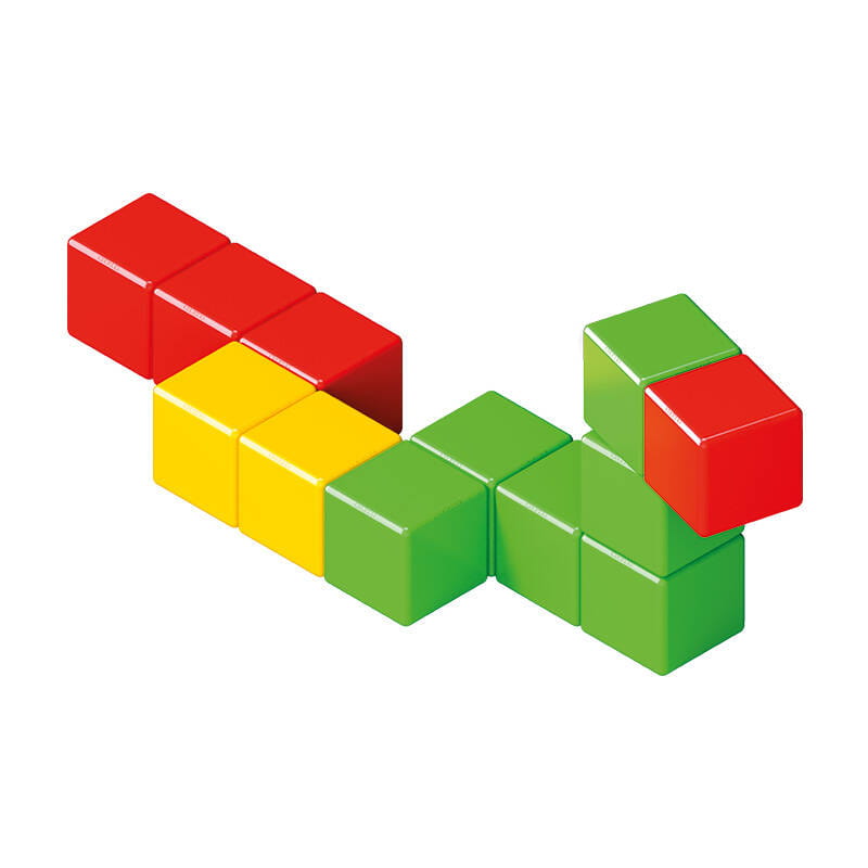Klocki magnetyczne Magicube Color Recycled Crystal Geomag GEO-056 — zdjęcie 2