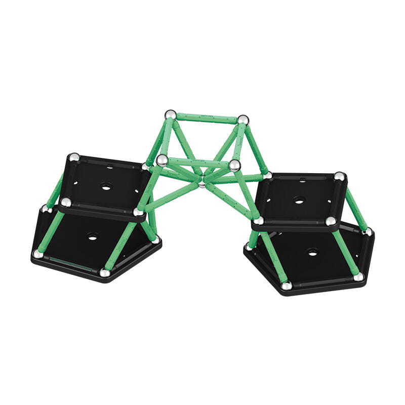 Klocki magnetyczne Glow Recycled Geomag GEO-338 — zdjęcie 2