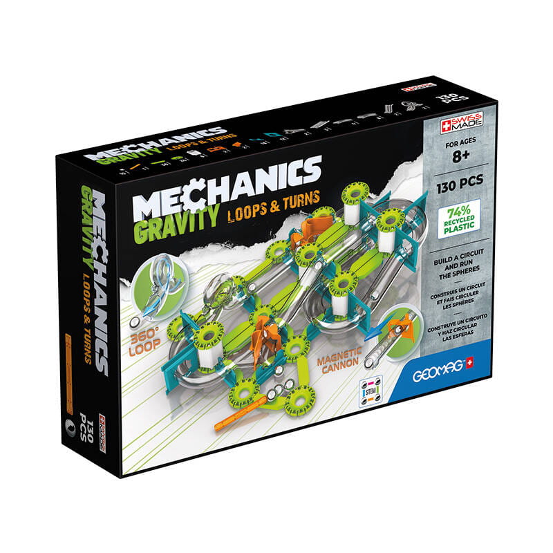 Klocki magnetyczne Mechanics Gravity Loops&Turns Geomag GEO-763 — zdjęcie 1