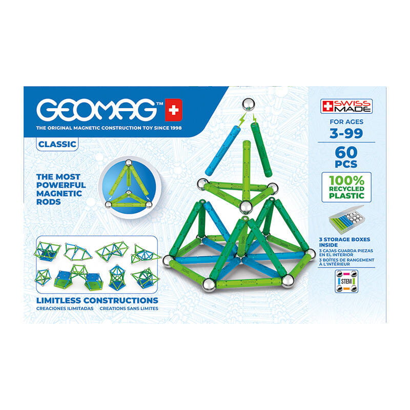 Klocki magnetyczne Classic Recycled Geomag GEO-272 — zdjęcie 2