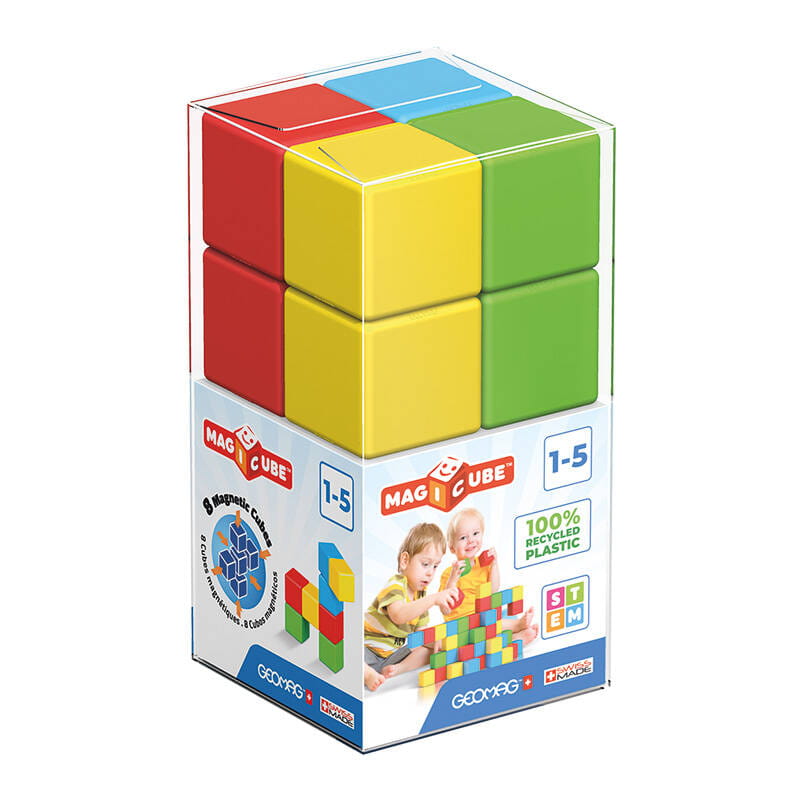 Klocki magnetyczne Magicube Recycled Crystal Geomag GEO-054 — zdjęcie 1