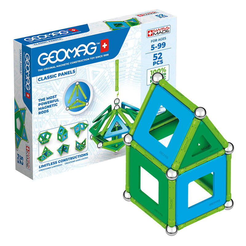 Klocki magnetyczne Classic Panels Recycled Geomag GEO-471 — zdjęcie 2