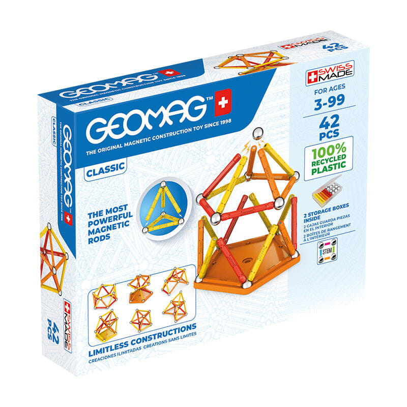 Klocki magnetyczne Classic Recycled Geomag GEO-271 — zdjęcie 1